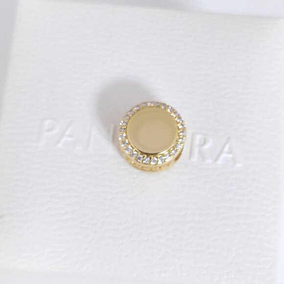 Pandora Engravable Daughter Charm Bead Gold Plated with box - Picture 5 of 10